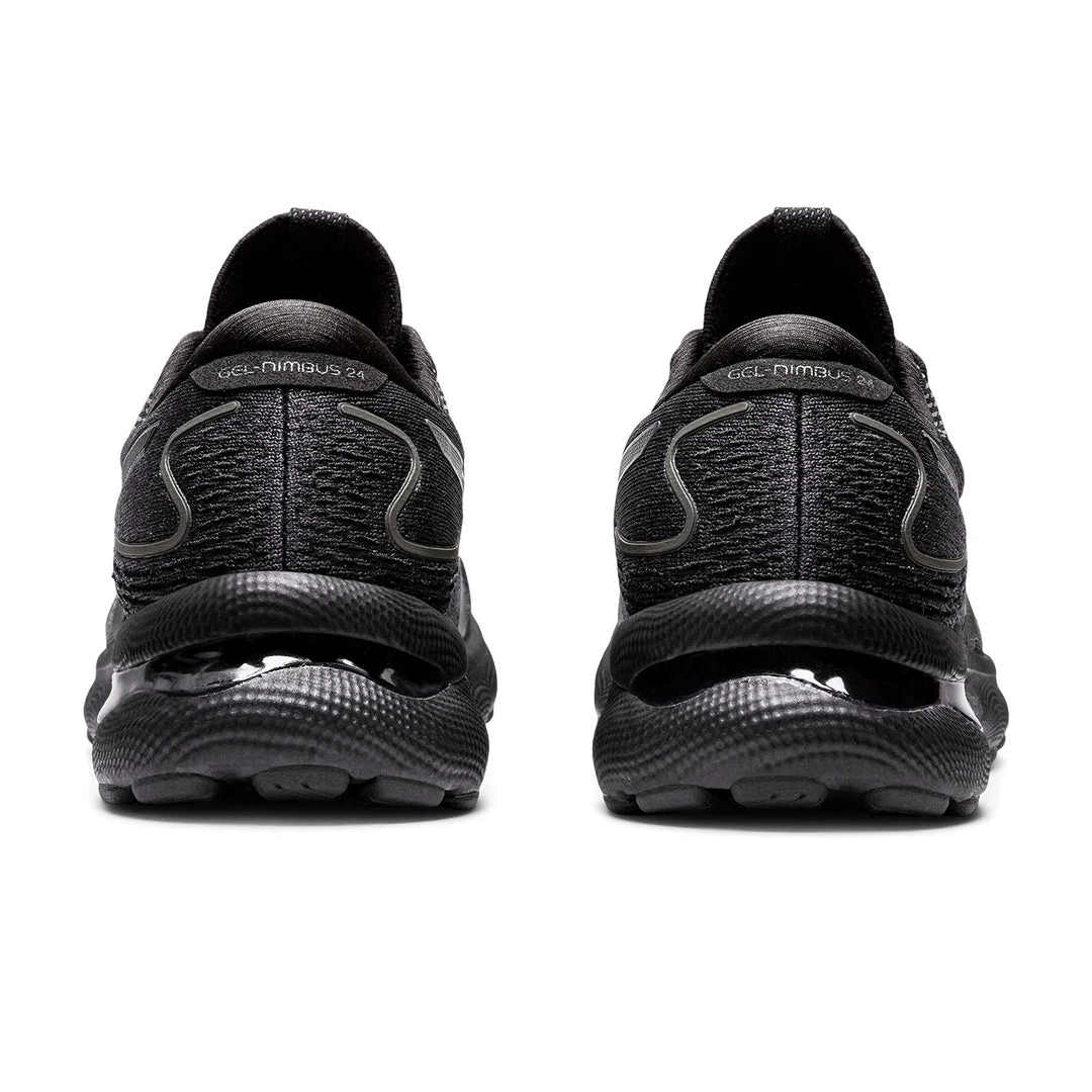 Asics Shoes Women's Gel-Nimbus 24 Running Shoe - Black/Black - Wide (D) 7 Asics Shoes Women's Gel-Nimbus 24 Running Shoe - Black/Black - Wide (D)