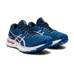 Asics Shoes Women's Gel-Nimbus 24 Running Shoe - French Blue/Barely Rose - Regular (B) 11 Asics Shoes Women's Gel-Nimbus 24 Running Shoe - French Blue/Barely Rose - Regular (B)