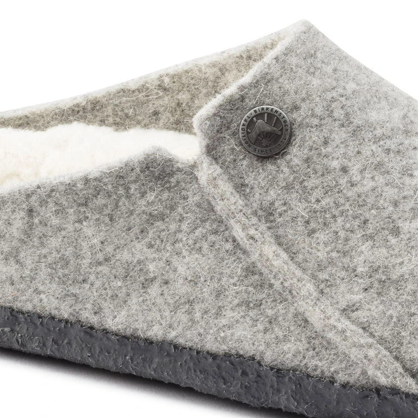 Birkenstock Zermatt Shearling Light Gray Wool Felt- Medium/Narrow Shoes 5 Birkenstock Zermatt Shearling Light Gray Wool Felt- Medium/Narrow Shoes