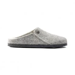 Birkenstock Zermatt Shearling Light Gray Wool Felt- Medium/Narrow Shoes