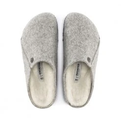 Birkenstock Zermatt Shearling Light Gray Wool Felt- Medium/Narrow Shoes 7 Birkenstock Zermatt Shearling Light Gray Wool Felt- Medium/Narrow Shoes