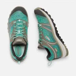 KEEN Women's Terradora Waterproof Hiking Shoes - Bungee Cord/Malachite - Regular (B)