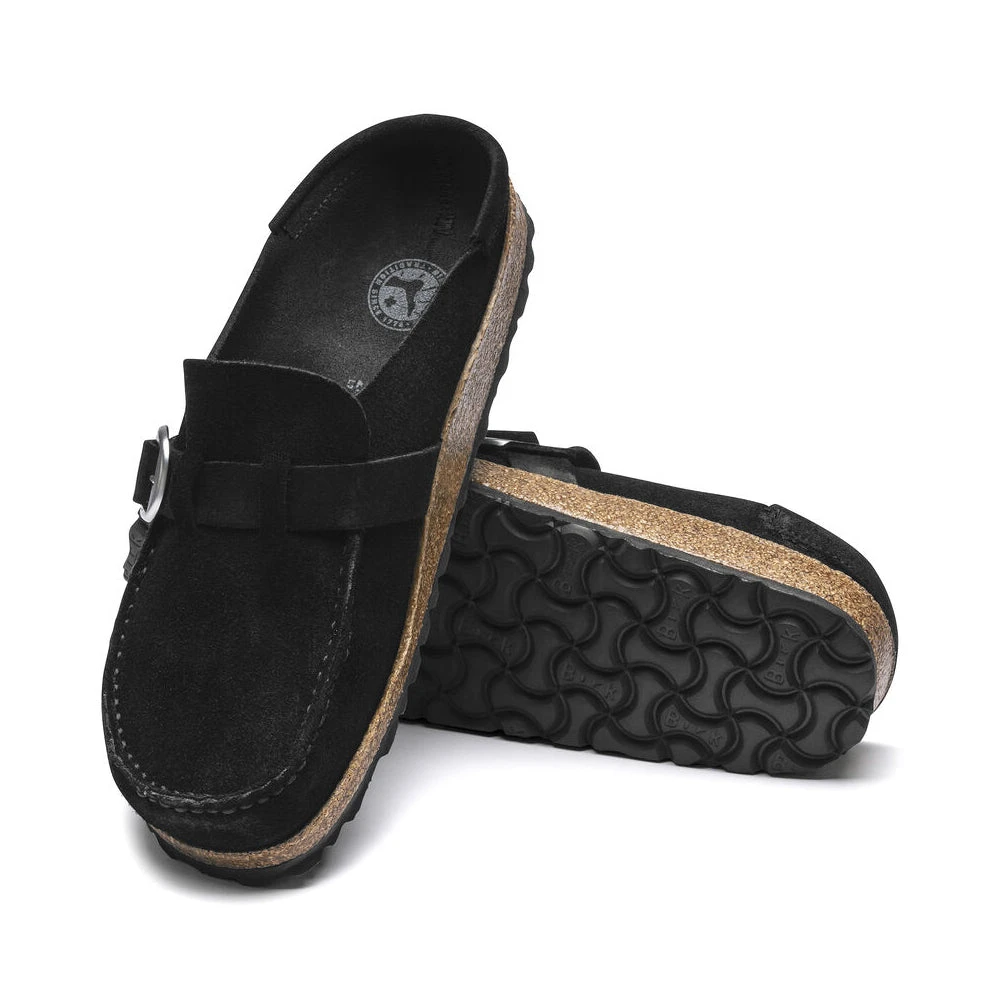 Birkenstock Women's Buckley Suede - Black- Medium/Narrow 2 Birkenstock Women's Buckley Suede - Black- Medium/Narrow