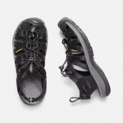 KEEN Women's Whisper Sandal - Black/Magnet- Regular (B) Shoes