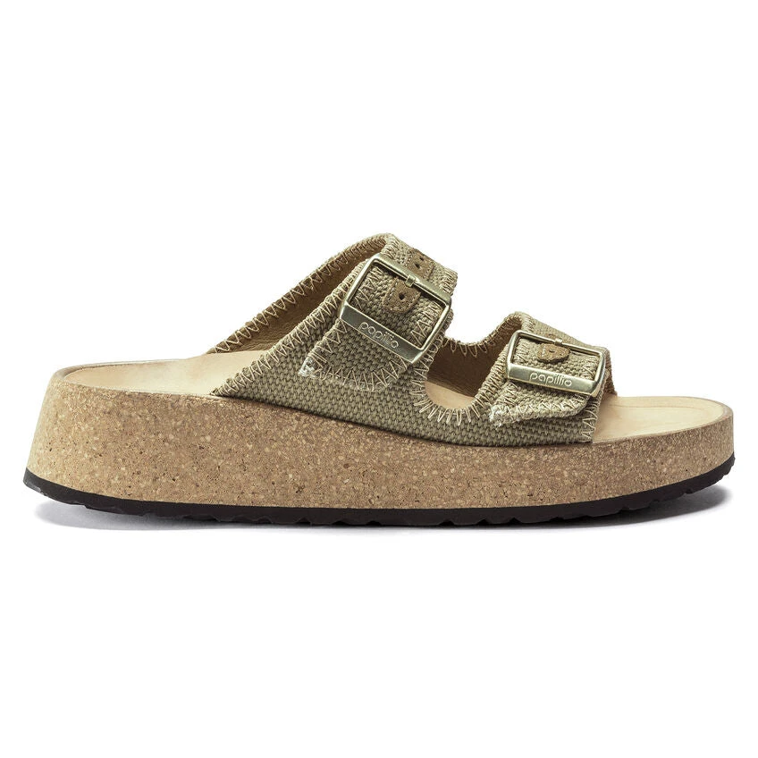 Birkenstock Shoes Women's Gabriela Faded Khaki Natural Fibre Mix- Medium/Narrow 1 Birkenstock Shoes Women's Gabriela Faded Khaki Natural Fibre Mix- Medium/Narrow