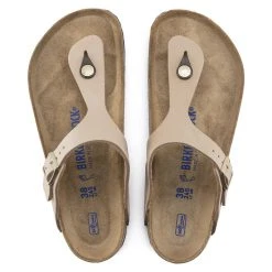 Birkenstock Gizeh Soft Footbed Sandcastle Nubuck Leather- Regular/Wide 8 Birkenstock Gizeh Soft Footbed Sandcastle Nubuck Leather- Regular/Wide