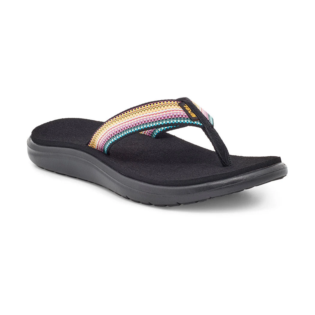 Teva Women's Voya Flip Sandal - Antiguous Black Multi- Regular (B) Shoes 2 Teva Women's Voya Flip Sandal - Antiguous Black Multi- Regular (B) Shoes