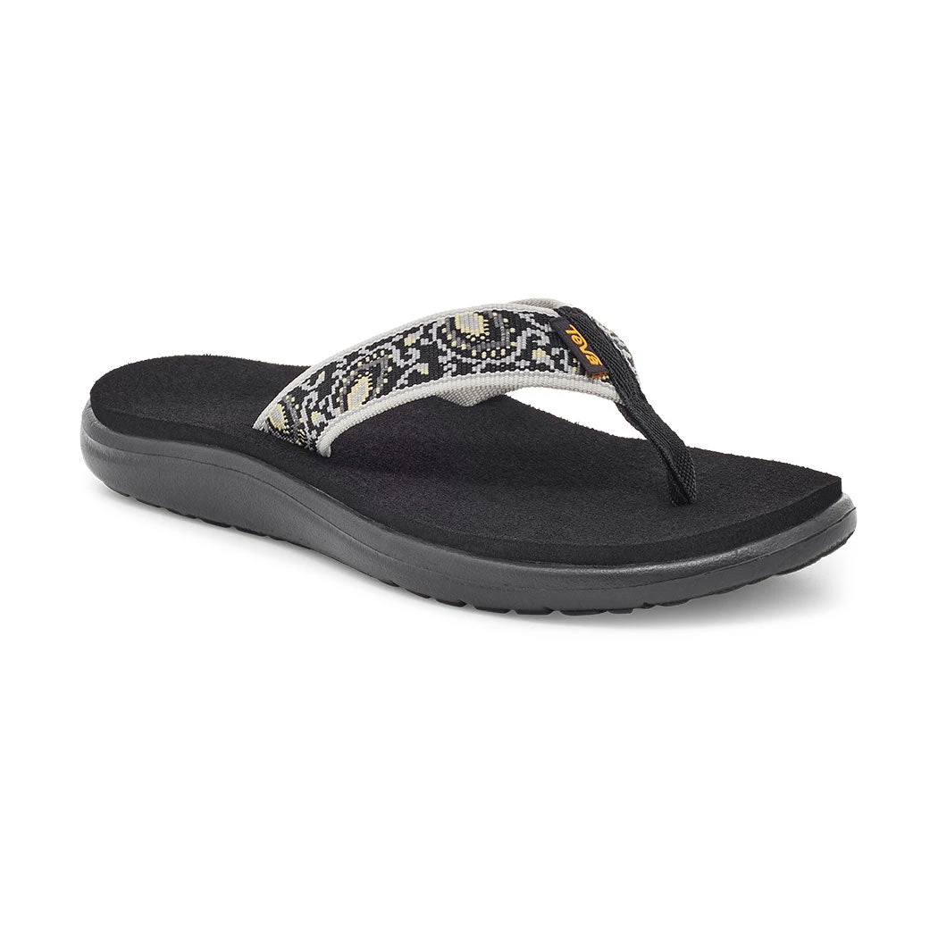 Teva Women's Voya Flip Sandal - Doria Black- Regular (B) 2 Teva Women's Voya Flip Sandal - Doria Black- Regular (B)