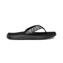 Teva Women's Voya Flip Sandal - Minoa Black- Regular (B)