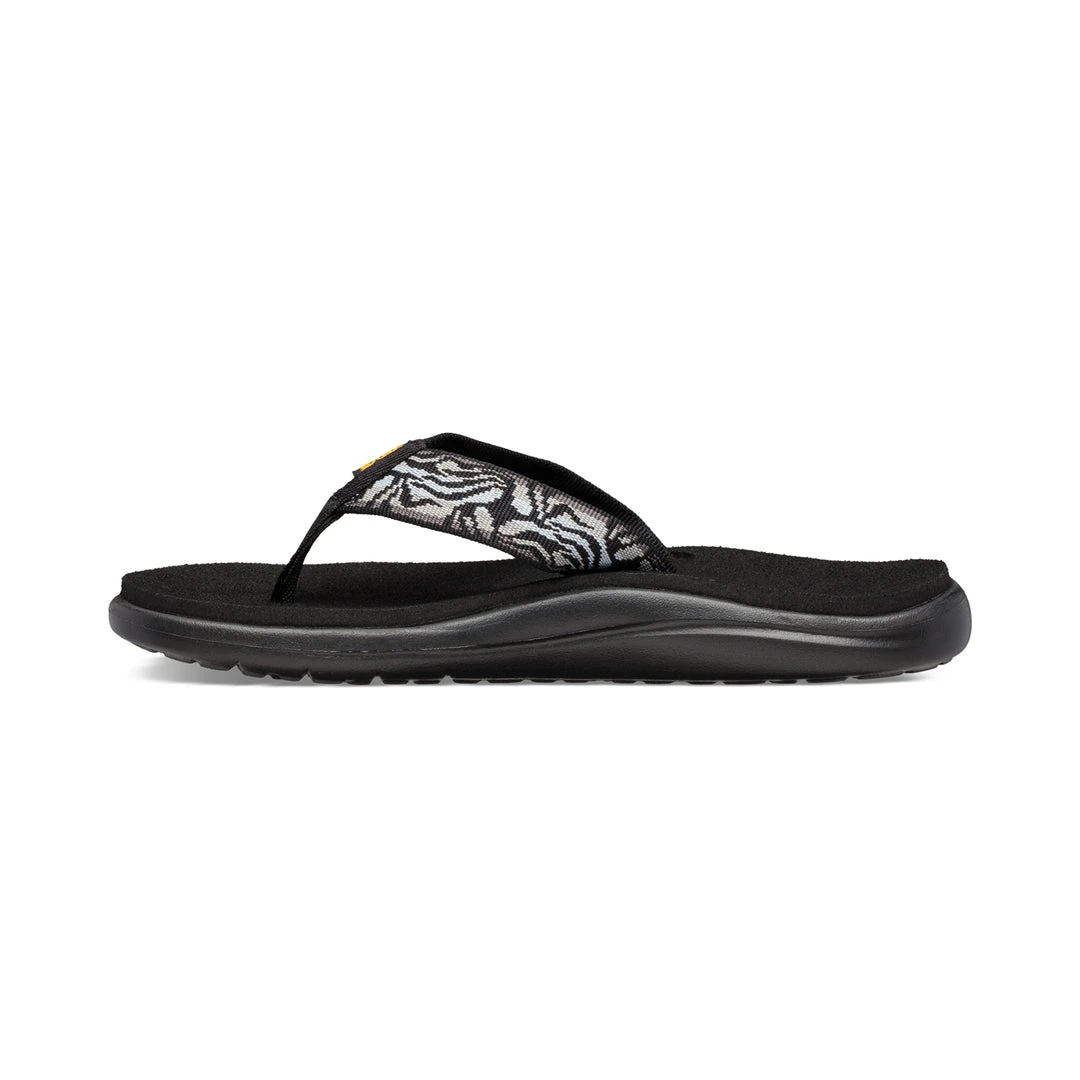 Teva Women's Voya Flip Sandal - Minoa Black- Regular (B) 3 Teva Women's Voya Flip Sandal - Minoa Black- Regular (B)