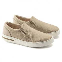 Birkenstock Oswego Canvas Casual Shoes - Sandcastle- Medium/Narrow 7 Birkenstock Oswego Canvas Casual Shoes - Sandcastle- Medium/Narrow