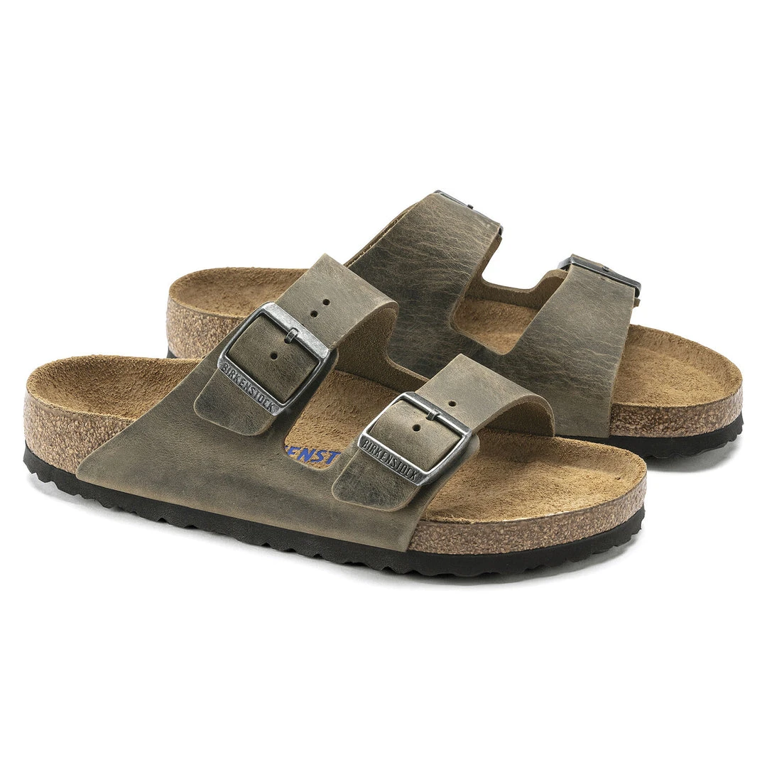 Birkenstock Shoes Arizona Soft Footbed Faded Khaki Oiled Nubuck Leather- Regular/Wide 5 Birkenstock Shoes Arizona Soft Footbed Faded Khaki Oiled Nubuck Leather- Regular/Wide