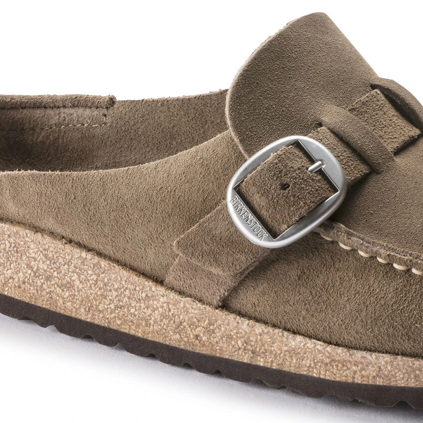 Birkenstock Shoes Women's Buckley Suede - Grey Taupe- Medium/Narrow 6 Birkenstock Shoes Women's Buckley Suede - Grey Taupe- Medium/Narrow