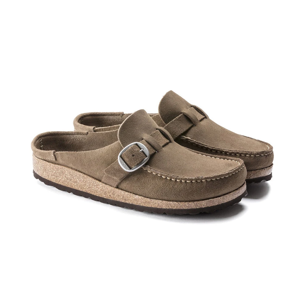 Birkenstock Shoes Women's Buckley Suede - Grey Taupe- Medium/Narrow 5 Birkenstock Shoes Women's Buckley Suede - Grey Taupe- Medium/Narrow