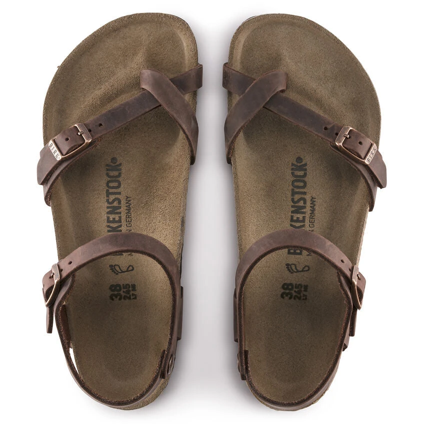 Birkenstock Women's Taormina Habana Oiled Leather- Regular/Wide Shoes 3 Birkenstock Women's Taormina Habana Oiled Leather- Regular/Wide Shoes