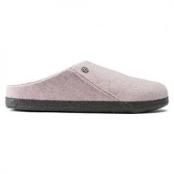 Birkenstock Shoes Zermatt Shearling Soft Pink/Natural Wool Felt- Medium/Narrow