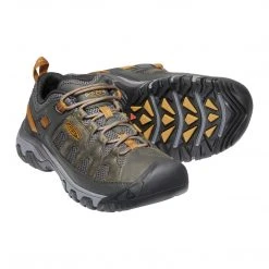 KEEN Men's Targhee Vent Trail Shoe - Raven/Bronze Brown - Regular (D)
