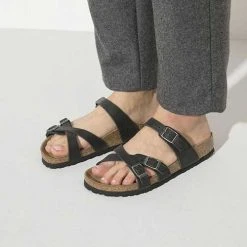Birkenstock Shoes Women's Franca Oiled Leather Sandals- Black- Regular/Wide 13 Birkenstock Shoes Women's Franca Oiled Leather Sandals- Black- Regular/Wide