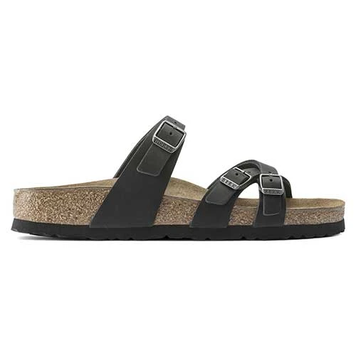 Birkenstock Shoes Women's Franca Oiled Leather Sandals- Black- Regular/Wide 6 Birkenstock Shoes Women's Franca Oiled Leather Sandals- Black- Regular/Wide