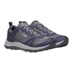 KEEN Shoes Women's Terradora II Waterproof Hiking Shoe - Graystone/Shark - Regular (B)