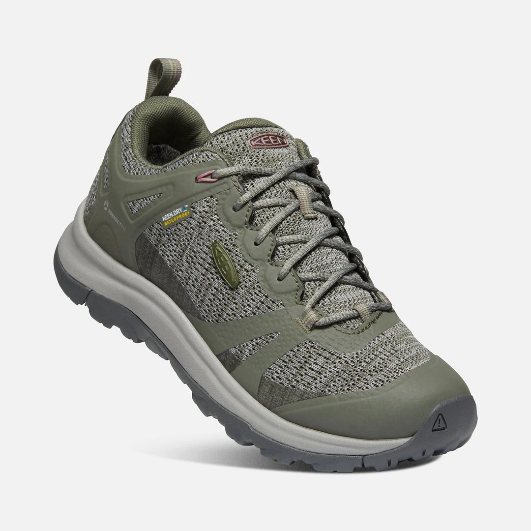 KEEN Women's Terradora II Waterproof Hiking Shoe - Steel Grey/Ocean Wave 2 KEEN Women's Terradora II Waterproof Hiking Shoe - Steel Grey/Ocean Wave