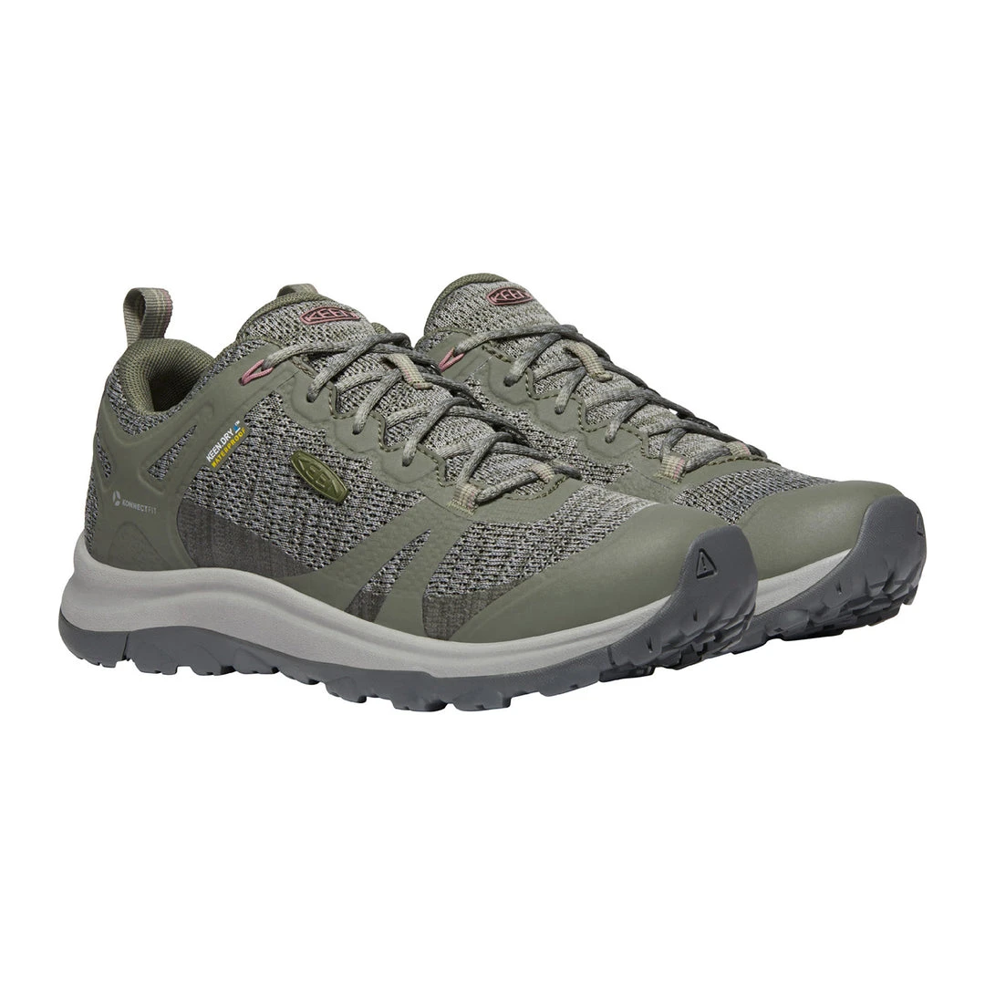 KEEN Women's Terradora II Waterproof Hiking Shoe - Dusty Olive/Nostalgia Rose - Regular (B) Shoes 3 KEEN Women's Terradora II Waterproof Hiking Shoe - Dusty Olive/Nostalgia Rose - Regular (B) Shoes