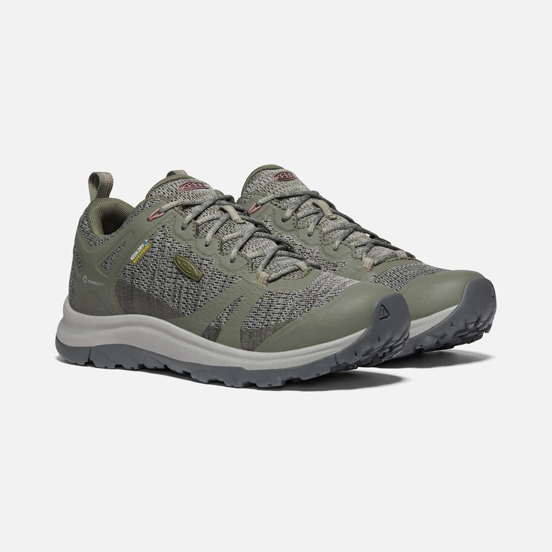 KEEN Women's Terradora II Waterproof Hiking Shoe - Steel Grey/Ocean Wave 5 KEEN Women's Terradora II Waterproof Hiking Shoe - Steel Grey/Ocean Wave