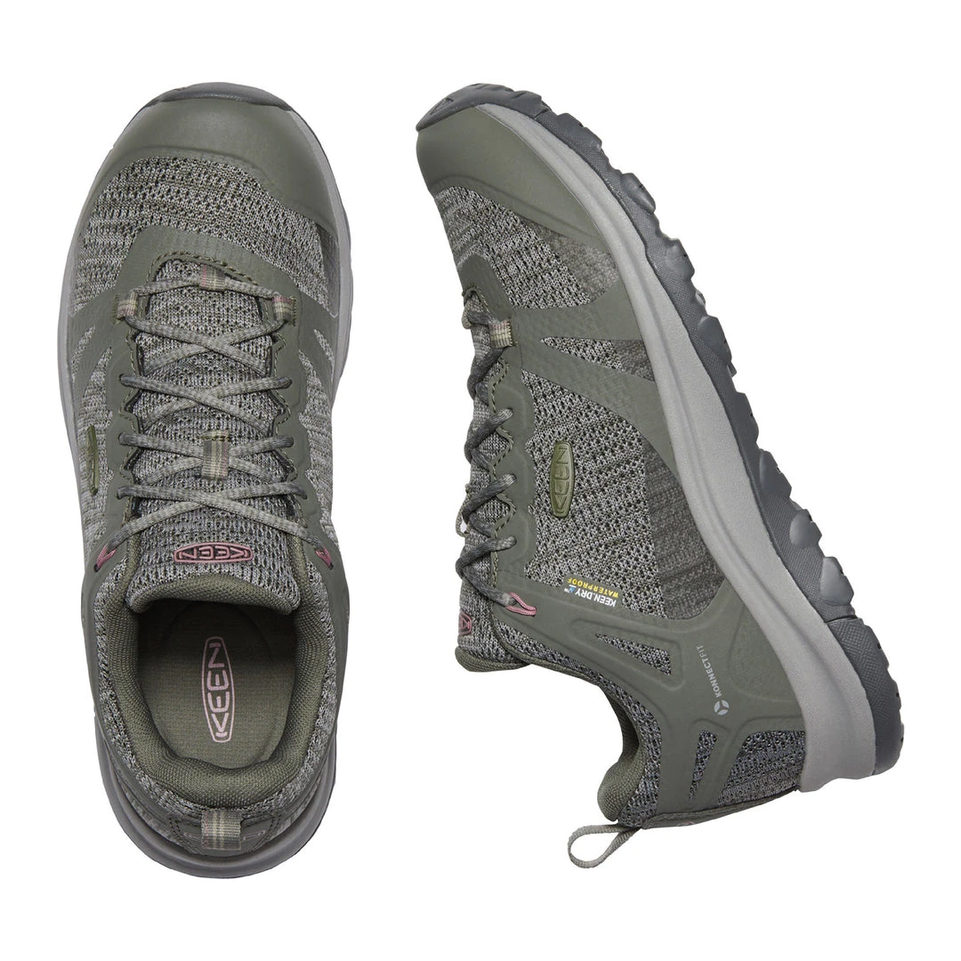 KEEN Women's Terradora II Waterproof Hiking Shoe - Dusty Olive/Nostalgia Rose - Regular (B) Shoes 4 KEEN Women's Terradora II Waterproof Hiking Shoe - Dusty Olive/Nostalgia Rose - Regular (B) Shoes