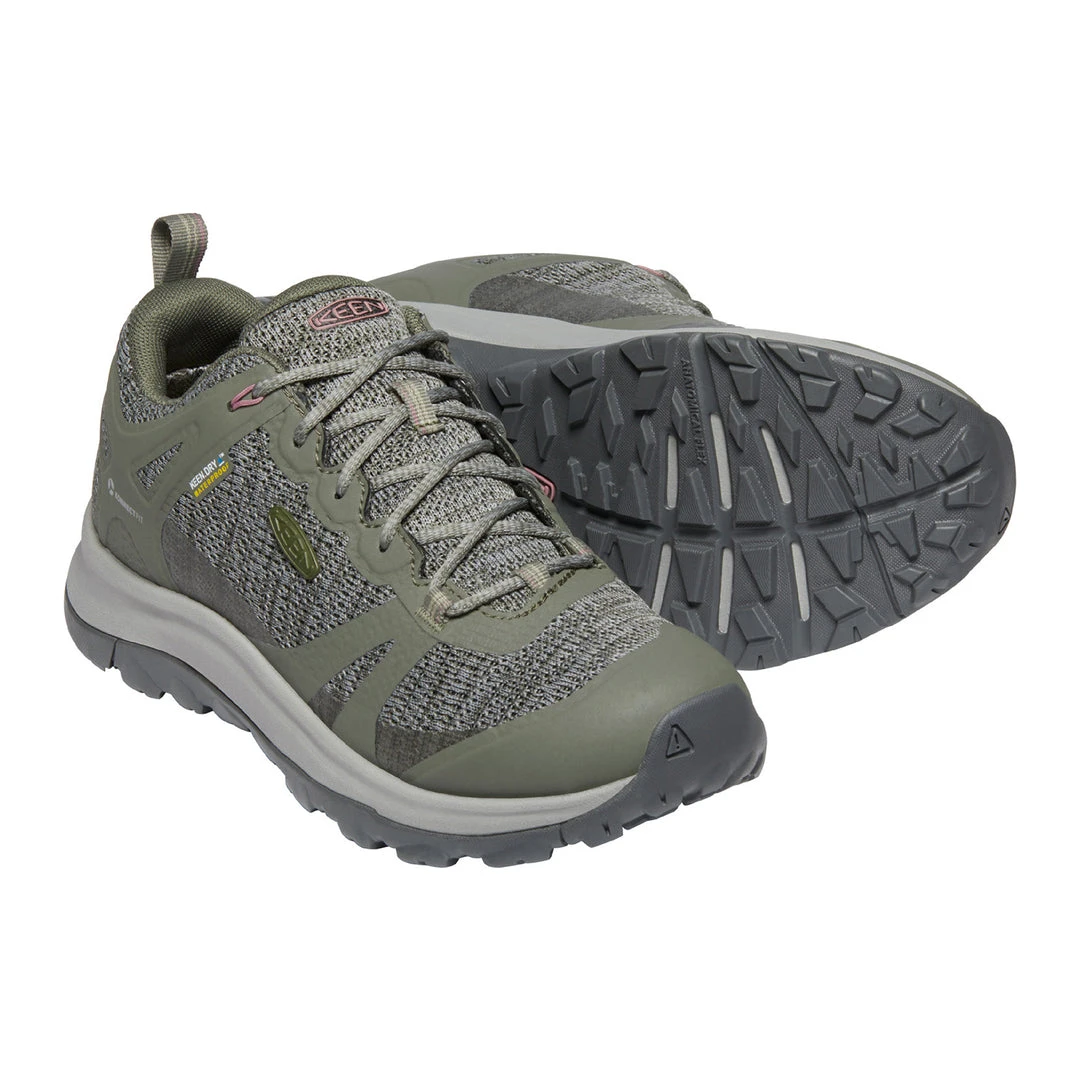 KEEN Women's Terradora II Waterproof Hiking Shoe - Dusty Olive/Nostalgia Rose - Regular (B) Shoes 5 KEEN Women's Terradora II Waterproof Hiking Shoe - Dusty Olive/Nostalgia Rose - Regular (B) Shoes