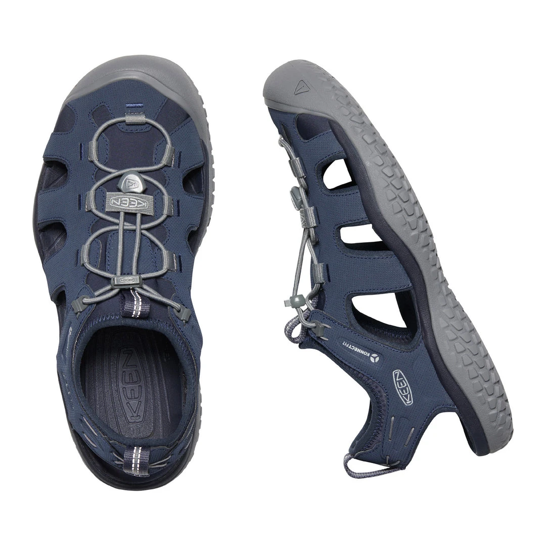 KEEN Men's SOLR Sandal - Navy/Steel Grey- Regular (D) Shoes 4 KEEN Men's SOLR Sandal - Navy/Steel Grey- Regular (D) Shoes