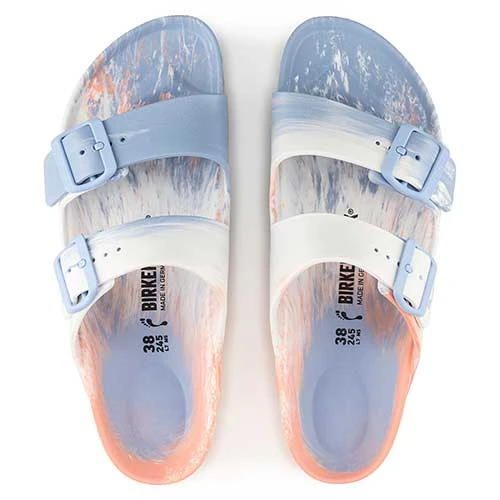 Birkenstock Shoes Arizona EVA Sandal - Multi Coral Peach- Medium/Narrow 3 Birkenstock Shoes Arizona EVA Sandal - Multi Coral Peach- Medium/Narrow