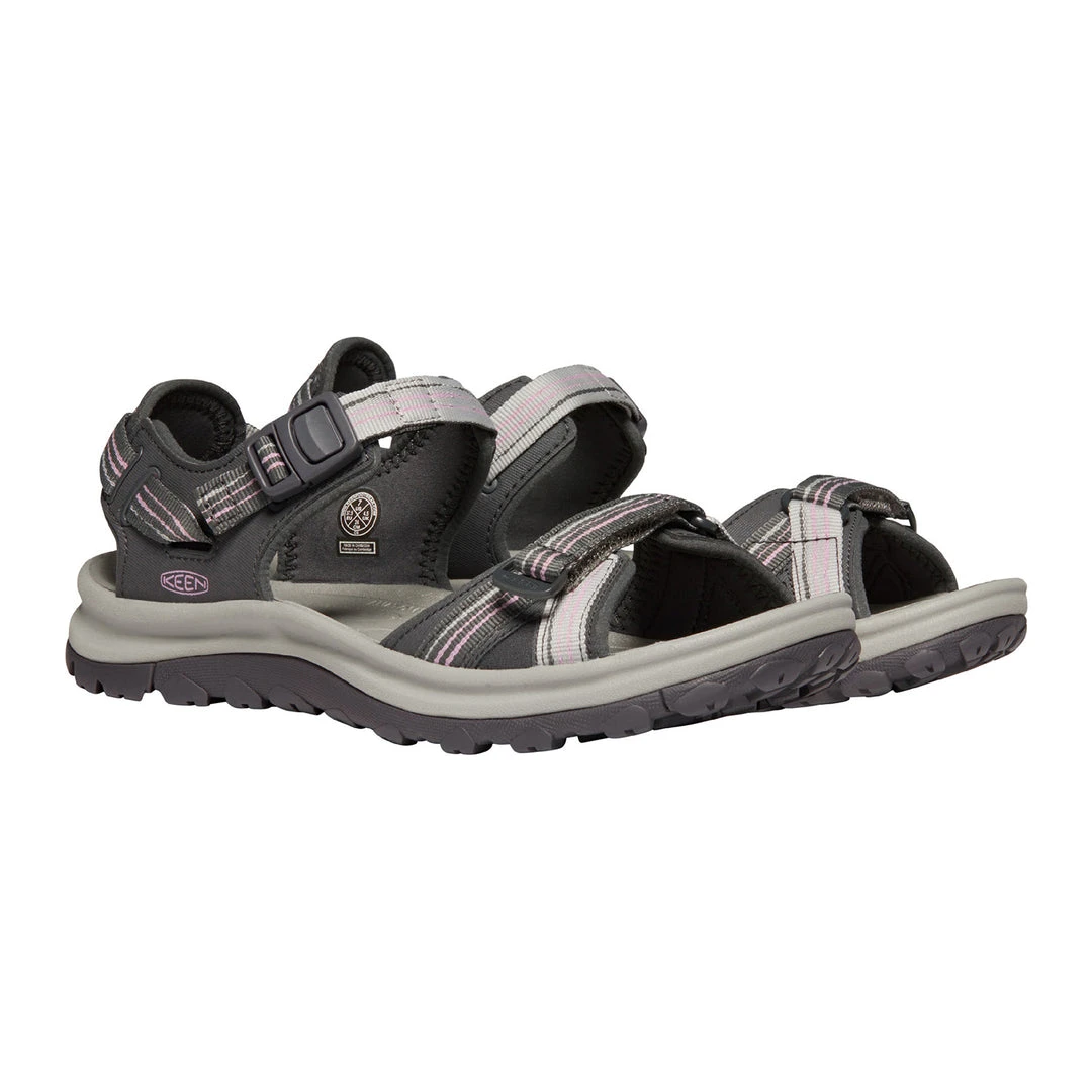 KEEN Women's Terradora II Open Toe Sandal - Dark Grey/Dawn Pink- Regular (B) Shoes 3 KEEN Women's Terradora II Open Toe Sandal - Dark Grey/Dawn Pink- Regular (B) Shoes