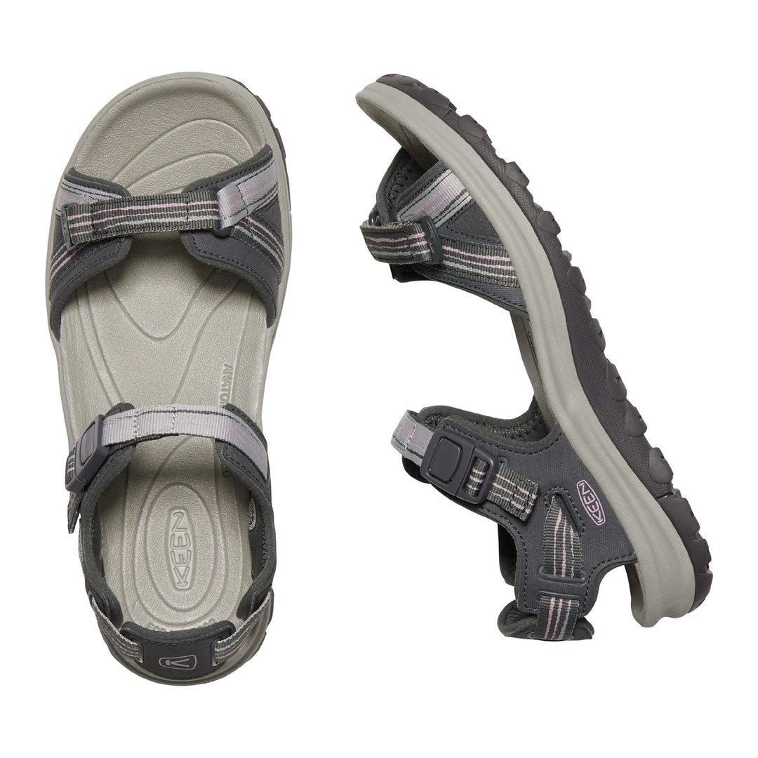KEEN Women's Terradora II Open Toe Sandal - Dark Grey/Dawn Pink- Regular (B) Shoes 4 KEEN Women's Terradora II Open Toe Sandal - Dark Grey/Dawn Pink- Regular (B) Shoes