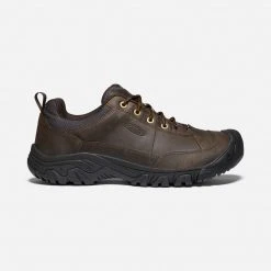KEEN Men's Targhee III Oxford Shoe - Dark Earth/Mulch - Wide (2E)