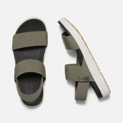 KEEN Women's Elle Backstrap Sandal - Dusty Olive- Regular (B) Shoes 10 KEEN Women's Elle Backstrap Sandal - Dusty Olive- Regular (B) Shoes