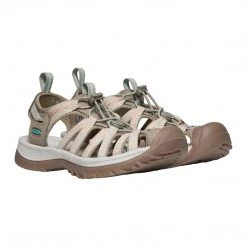 KEEN Shoes Women's Whisper Sandal - Taupe/Coral- Regular (B)