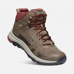 KEEN Women's Terradora II Mid Waterproof Hiking Boot - Canteen/Andorra - Regular (B) Shoes
