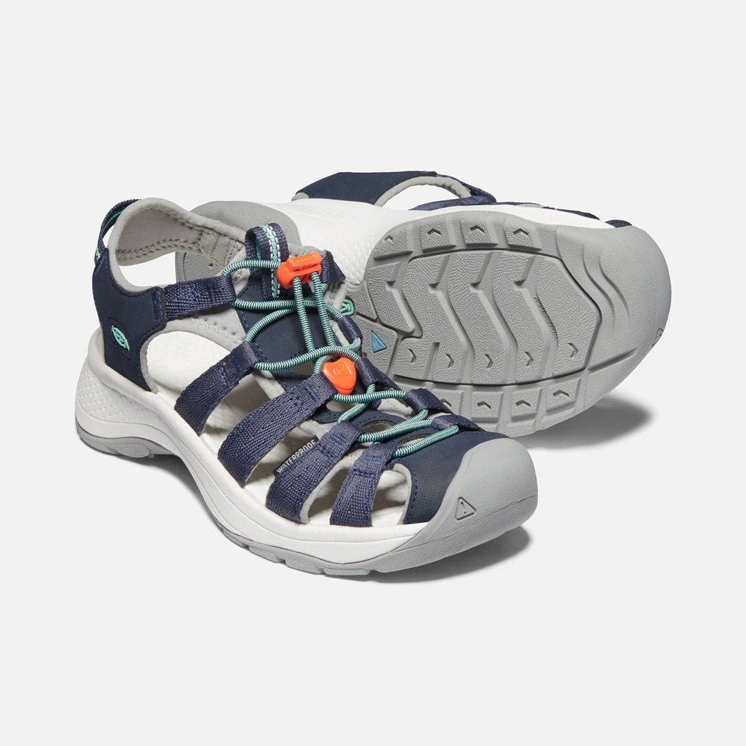 KEEN Women's Astoria West Sandal - Navy/Beveled Glass- Regular (B) 5 KEEN Women's Astoria West Sandal - Navy/Beveled Glass- Regular (B)