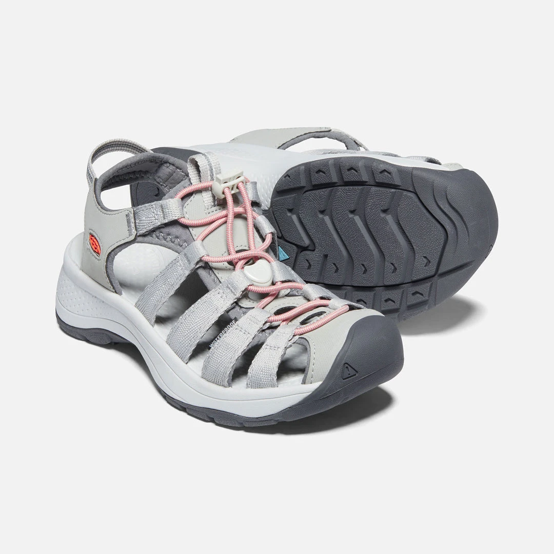 KEEN Shoes Women's Astoria West Sandal - Grey/Coral- Regular (B) 5 KEEN Shoes Women's Astoria West Sandal - Grey/Coral- Regular (B)