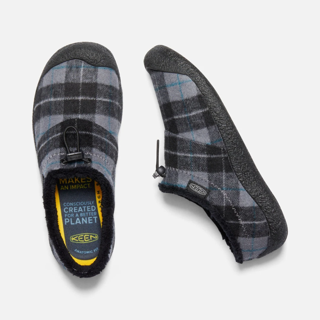 KEEN Shoes Women's Howser III Slide Shoe - Black Plaid/Black - Regular (B) 6 KEEN Shoes Women's Howser III Slide Shoe - Black Plaid/Black - Regular (B)