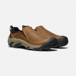 KEEN Shoes Men's Targhee III Slip On Shoe - Veg Brown/Black - Regular (D)