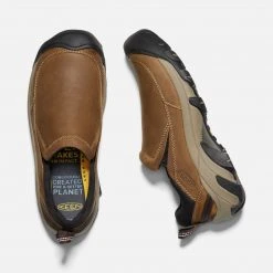 KEEN Shoes Men's Targhee III Slip On Shoe - Veg Brown/Black - Regular (D) 7 KEEN Shoes Men's Targhee III Slip On Shoe - Veg Brown/Black - Regular (D)