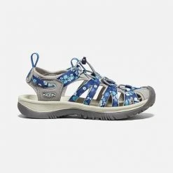 KEEN Women's Whisper Sandal - Floral/Vapor - Regular (B) Shoes