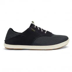 Olukai Men's Nohea Moku - Black/Black- Regular (D) Shoes