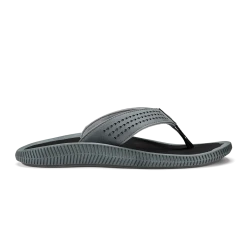 Olukai Shoes Men's Ulele Sandal - Dark Shadow/Black- Regular (D)