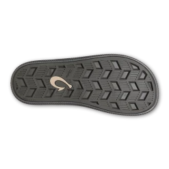 Olukai Shoes Men's Ulele Sandal - Dark Shadow/Black- Regular (D) 7 Olukai Shoes Men's Ulele Sandal - Dark Shadow/Black- Regular (D)