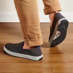 Olukai Men's Lae'ahi Casual Shoes - Pavement/Pavement- Regular (D) 11 Olukai Men's Lae'ahi Casual Shoes - Pavement/Pavement- Regular (D)