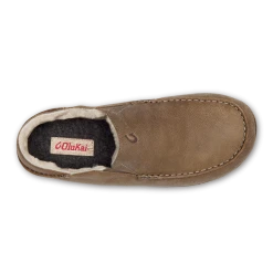 Olukai Men's Kipuka Hulu Nubuck Leather Slipper - Toffee- Regular (D) Shoes 7 Olukai Men's Kipuka Hulu Nubuck Leather Slipper - Toffee- Regular (D) Shoes