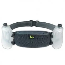 Amphipod RunLite 10K Belt - Steel/Clear Hydration, Belts, And Waterbottles
