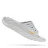 HOKA Men's Ora Recovery Slide - Lunar Rock/Radiant Yellow- Regular (D) Shoes